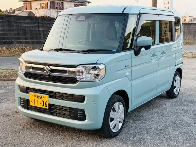 大網白里市の中古車販売、ミントグリーンの軽自動車